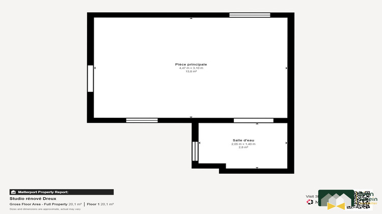 Ma-Cabane - Vente Appartement Dreux, 15 m²
