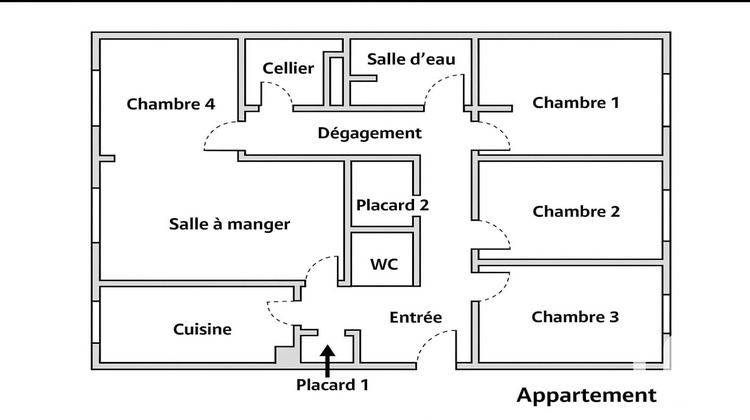 Ma-Cabane - Vente Appartement Dugny, 86 m²