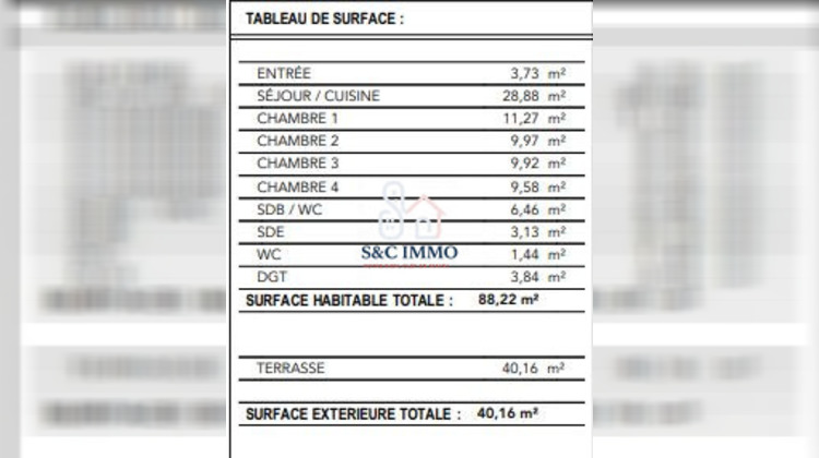 Ma-Cabane - Vente Appartement Dugny, 88 m²