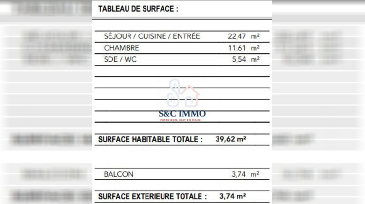 Ma-Cabane - Vente Appartement Dugny, 39 m²