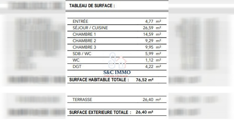 Ma-Cabane - Vente Appartement Dugny-sur-Meuse, 76 m²