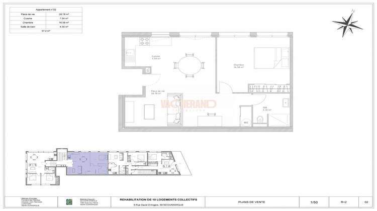 Ma-Cabane - Vente Appartement Dunkerque, 57 m²