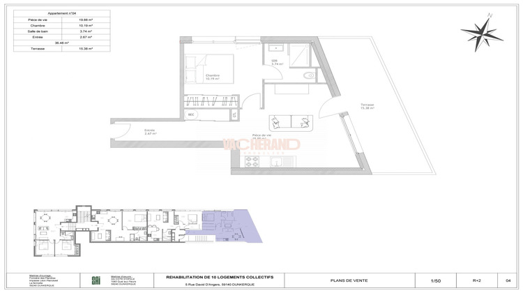 Ma-Cabane - Vente Appartement Dunkerque, 36 m²
