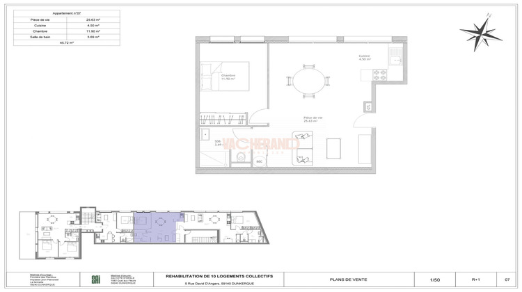 Ma-Cabane - Vente Appartement Dunkerque, 45 m²
