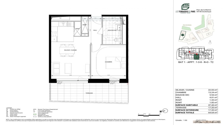 Ma-Cabane - Vente Appartement Dunkerque, 47 m²
