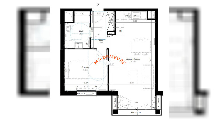 Ma-Cabane - Vente Appartement Dunkerque, 46 m²