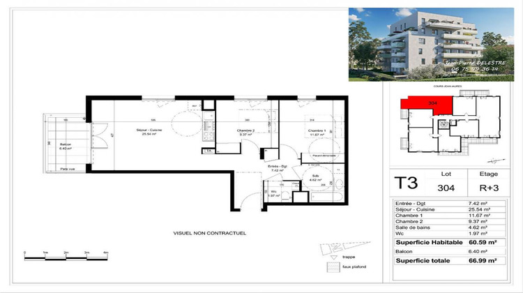 Ma-Cabane - Vente Appartement ECHIROLLES, 60 m²