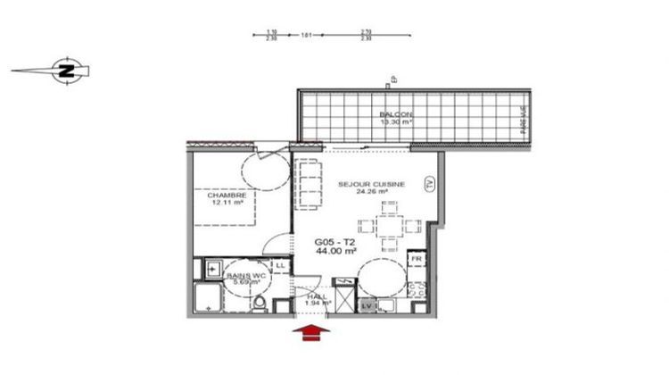 Ma-Cabane - Vente Appartement Eckbolsheim, 44 m²