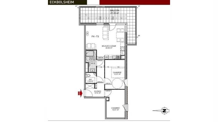 Ma-Cabane - Vente Appartement Eckbolsheim, 63 m²