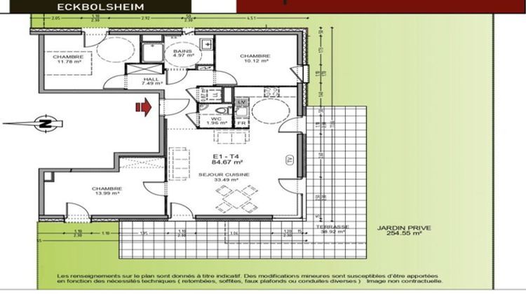 Ma-Cabane - Vente Appartement Eckbolsheim, 69 m²