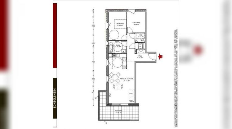 Ma-Cabane - Vente Appartement Eckbolsheim, 70 m²