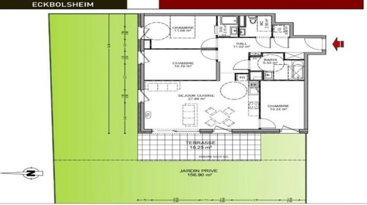 Ma-Cabane - Vente Appartement Eckbolsheim, 82 m²