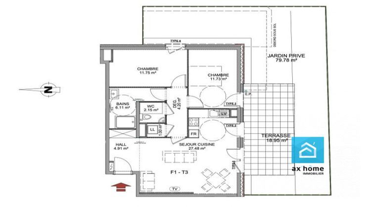 Ma-Cabane - Vente Appartement Eckbolsheim, 70 m²