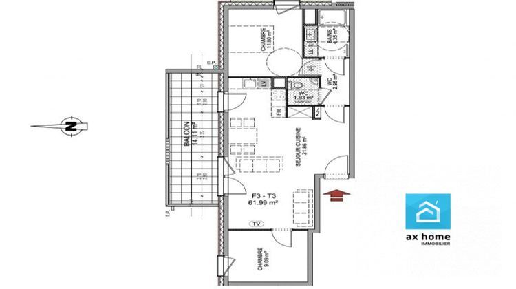 Ma-Cabane - Vente Appartement Eckbolsheim, 62 m²