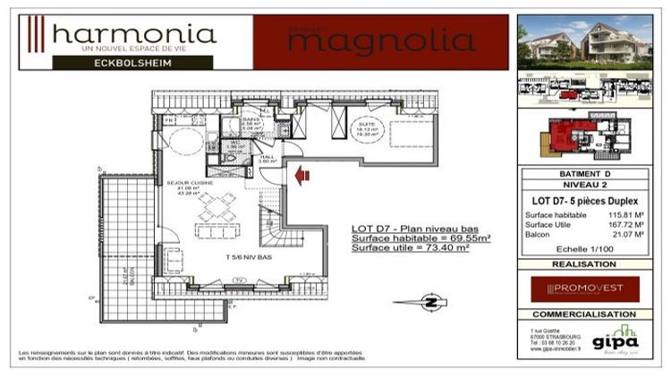 Ma-Cabane - Vente Appartement Eckbolsheim, 116 m²