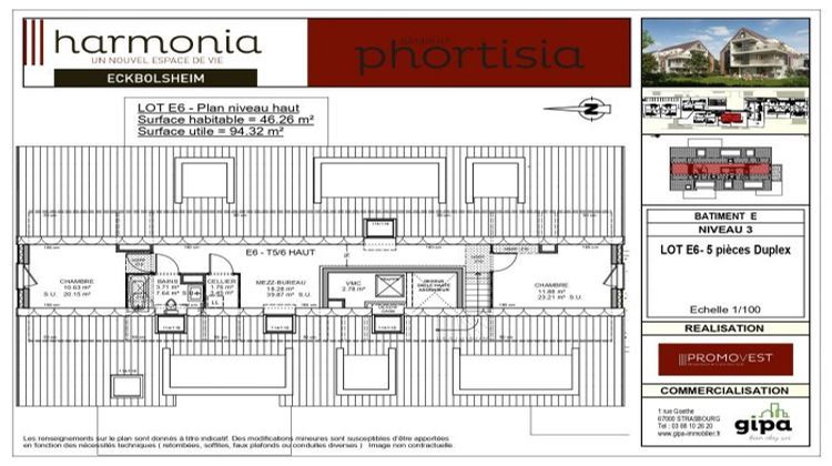 Ma-Cabane - Vente Appartement Eckbolsheim, 116 m²