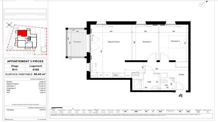 Ma-Cabane - Vente Appartement ECOUFLANT, 60 m²