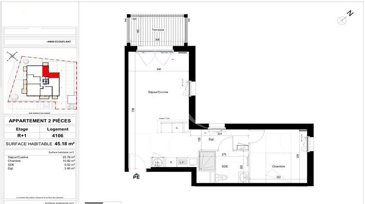 Ma-Cabane - Vente Appartement ECOUFLANT, 45 m²