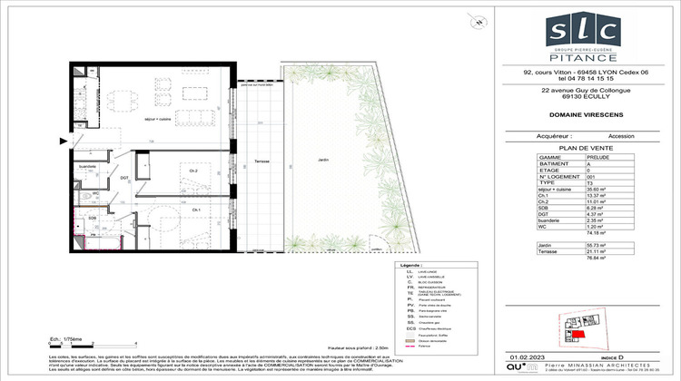 Ma-Cabane - Vente Appartement ECULLY, 74 m²