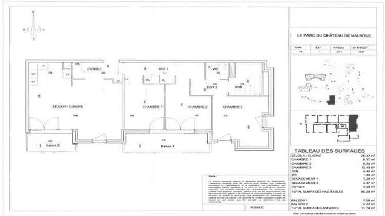 Ma-Cabane - Vente Appartement EMERAINVILLE, 80 m²