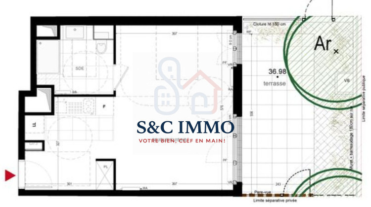 Ma-Cabane - Vente Appartement Enghien-les-Bains (), 37 m²