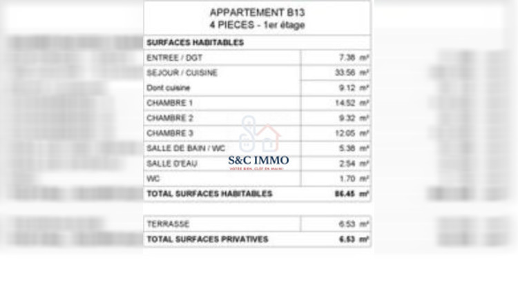 Ma-Cabane - Vente Appartement Enghien-les-Bains (), 86 m²