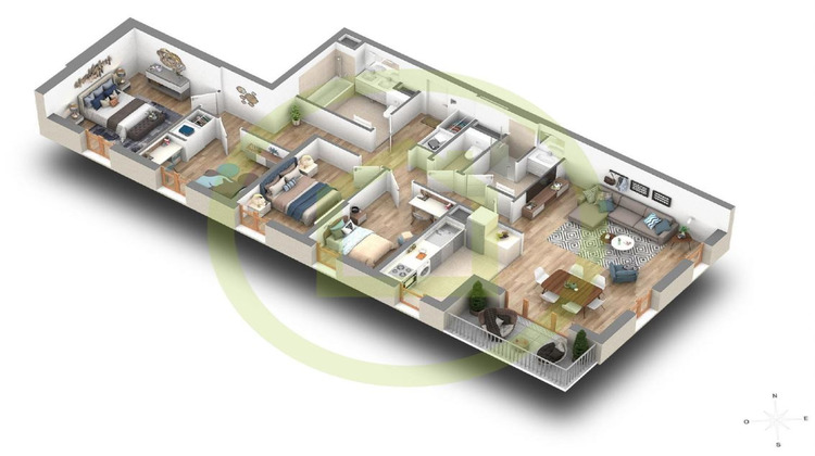 Ma-Cabane - Vente Appartement ENGHIEN LES BAINS, 102 m²