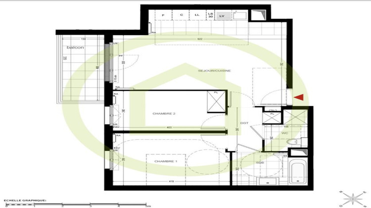 Ma-Cabane - Vente Appartement ENGHIEN LES BAINS, 64 m²