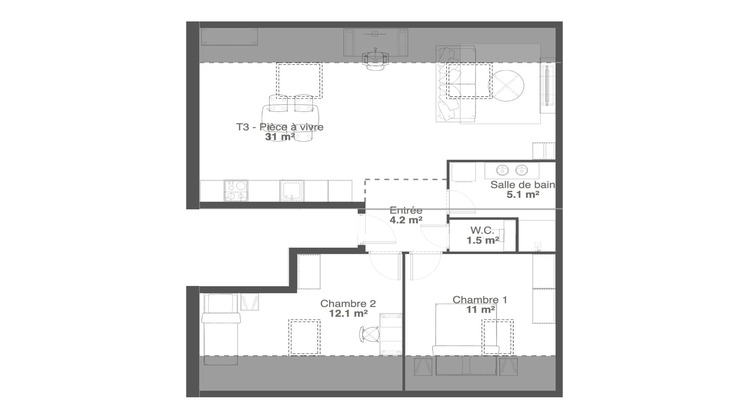 Ma-Cabane - Vente Appartement Entrange, 83 m²