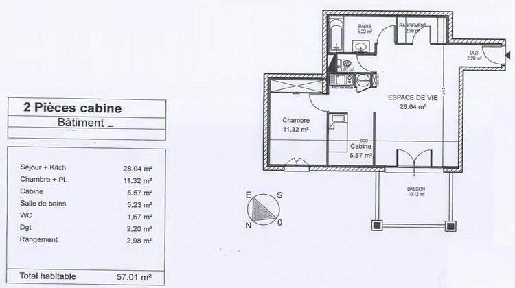 Ma-Cabane - Vente Appartement Entraygues-sur-Truyère, 57 m²