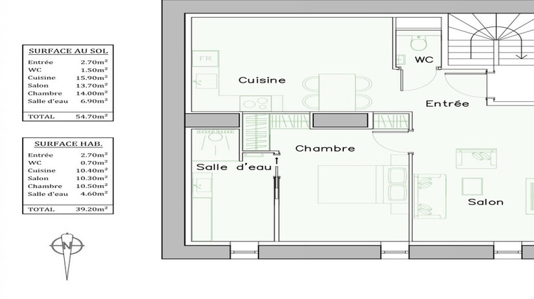 Ma-Cabane - Vente Appartement EPINAL, 39 m²
