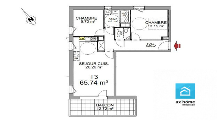 Ma-Cabane - Vente Appartement Ernolsheim-Bruche, 65 m²