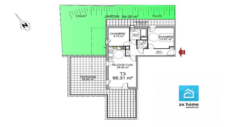 Ma-Cabane - Vente Appartement Ernolsheim-Bruche, 66 m²