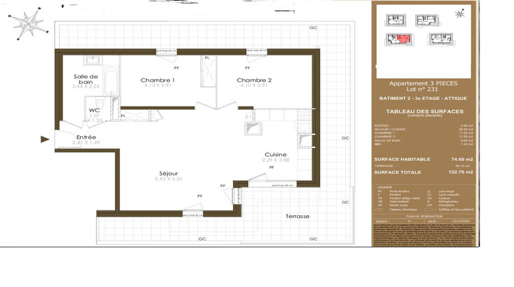 Ma-Cabane - Vente Appartement ETREMBIERES, 74 m²