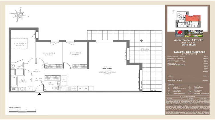 Ma-Cabane - Vente Appartement EVIAN-LES-BAINS, 96 m²