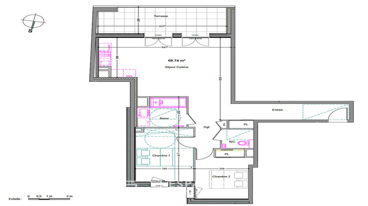 Ma-Cabane - Vente Appartement EVIAN-LES-BAINS, 69 m²