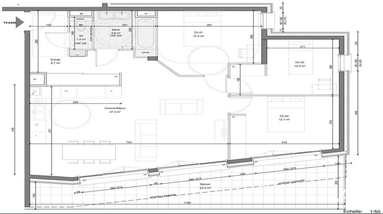 Ma-Cabane - Vente Appartement Eybens, 87 m²