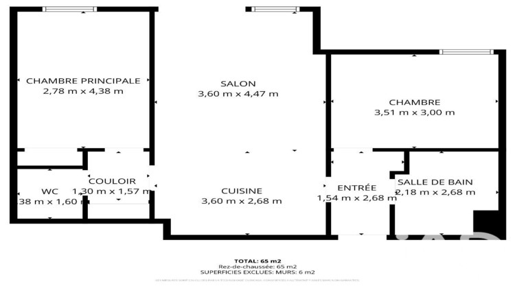 Ma-Cabane - Vente Appartement Eysines, 63 m²