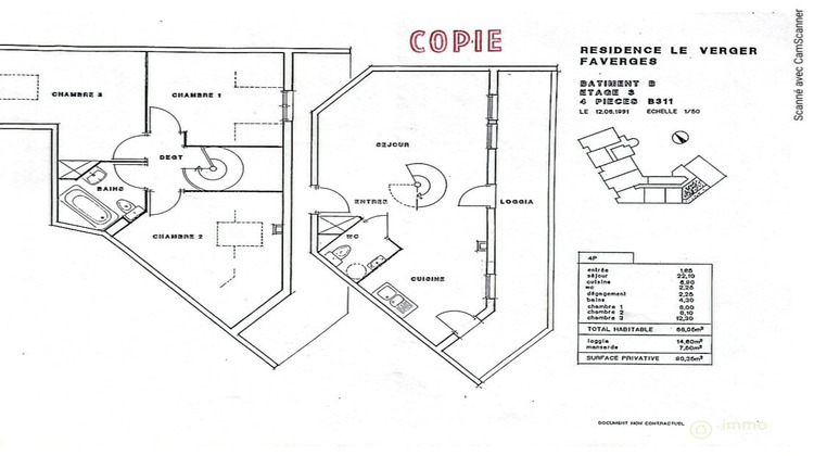 Ma-Cabane - Vente Appartement FAVERGES, 76 m²