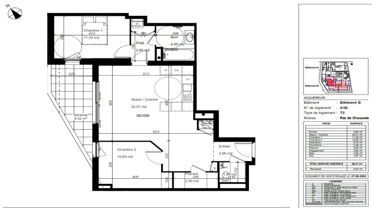Ma-Cabane - Vente Appartement FERNEY-VOLTAIRE, 69 m²