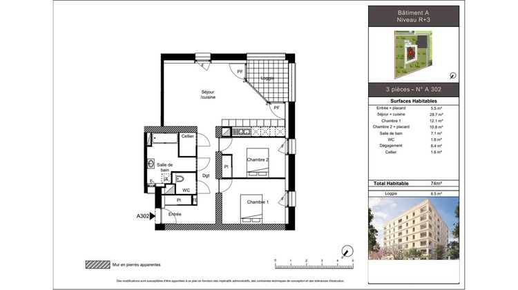 Ma-Cabane - Vente Appartement FERNEY-VOLTAIRE, 74 m²