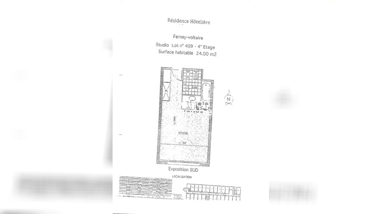 Ma-Cabane - Vente Appartement Ferney-Voltaire, 22 m²