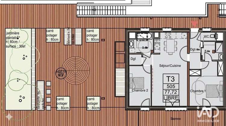 Ma-Cabane - Vente Appartement Ferney-Voltaire, 77 m²
