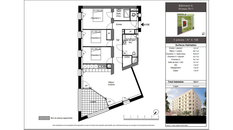 Ma-Cabane - Vente Appartement FERNEY-VOLTAIRE, 91 m²