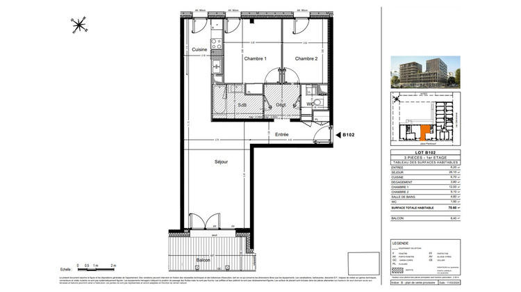 Ma-Cabane - Vente Appartement FERNEY-VOLTAIRE, 70 m²
