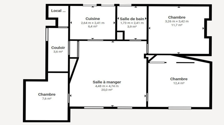Ma-Cabane - Vente Appartement Floirac, 67 m²
