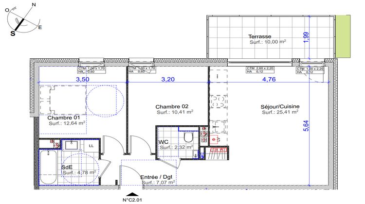 Ma-Cabane - Vente Appartement Florange, 62 m²