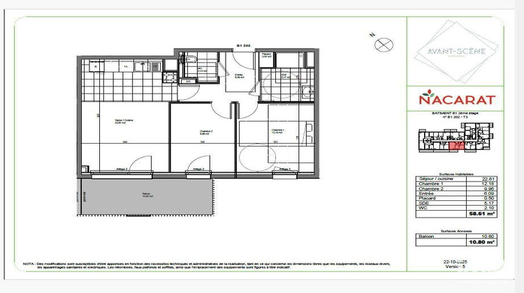 Ma-Cabane - Vente Appartement Florange, 58 m²