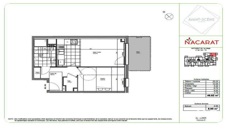 Ma-Cabane - Vente Appartement Florange, 46 m²