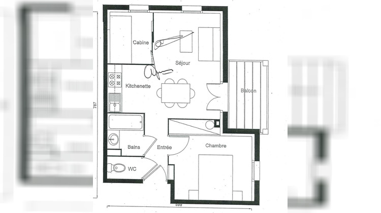 Ma-Cabane - Vente Appartement Font-Romeu-Odeillo-Via, 36 m²